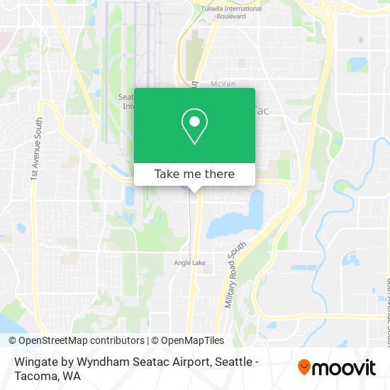 Wingate by Wyndham Seatac Airport map