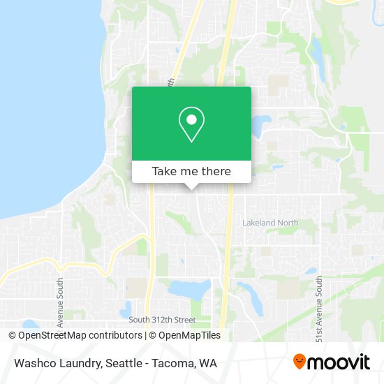 Washco Laundry map