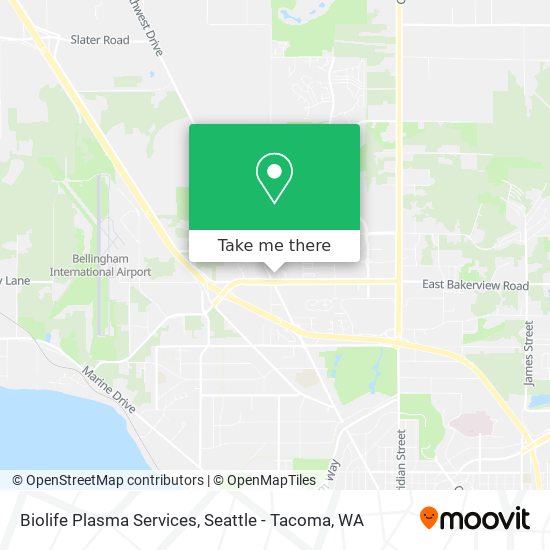 Mapa de Biolife Plasma Services