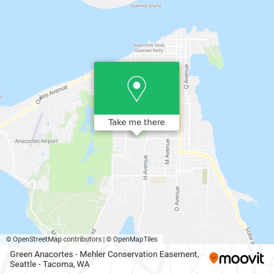 Mapa de Green Anacortes - Mehler Conservation Easement