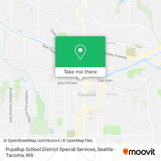 Puyallup School District Special Services map