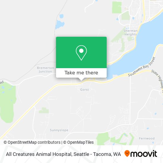 Mapa de All Creatures Animal Hospital