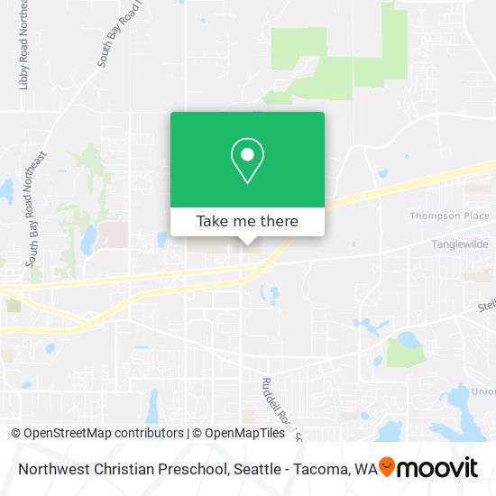 Mapa de Northwest Christian Preschool