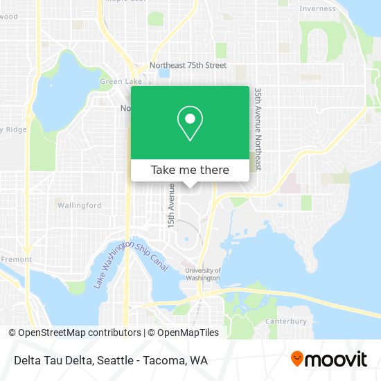 Delta Tau Delta map