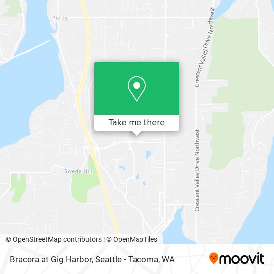 Bracera at Gig Harbor map