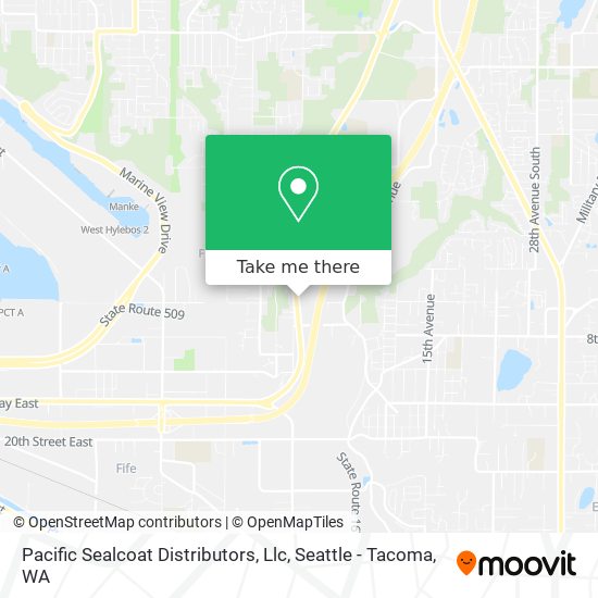 Pacific Sealcoat Distributors, Llc map