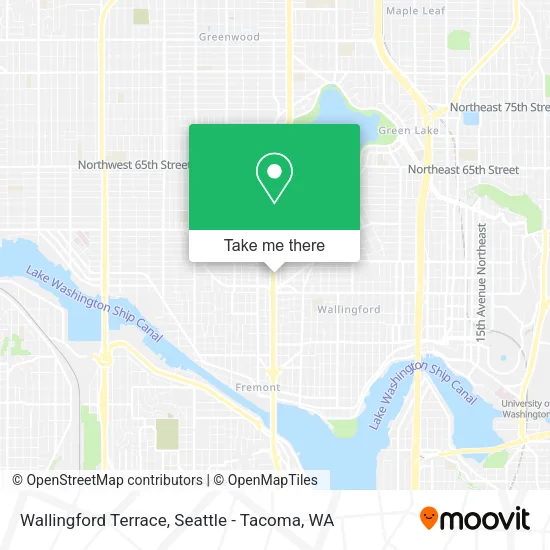 Mapa de Wallingford Terrace