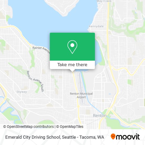 Mapa de Emerald City Driving School