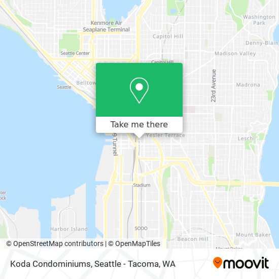 Koda Condominiums map