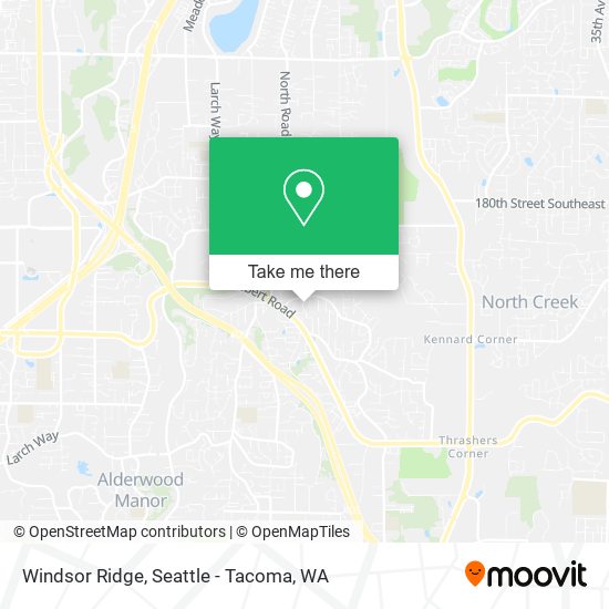 Windsor Ridge map