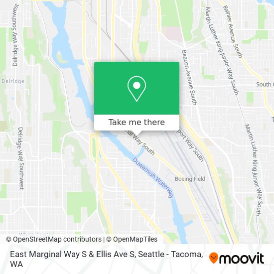 East Marginal Way S & Ellis Ave S map