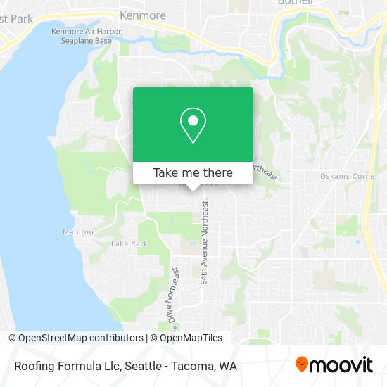 Mapa de Roofing Formula Llc