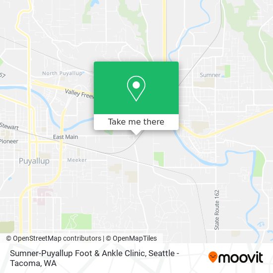 Sumner-Puyallup Foot & Ankle Clinic map