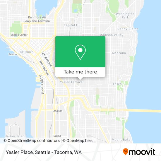 Mapa de Yesler Place