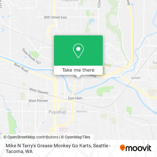 Mike N Terry's Grease Monkey Go Karts map