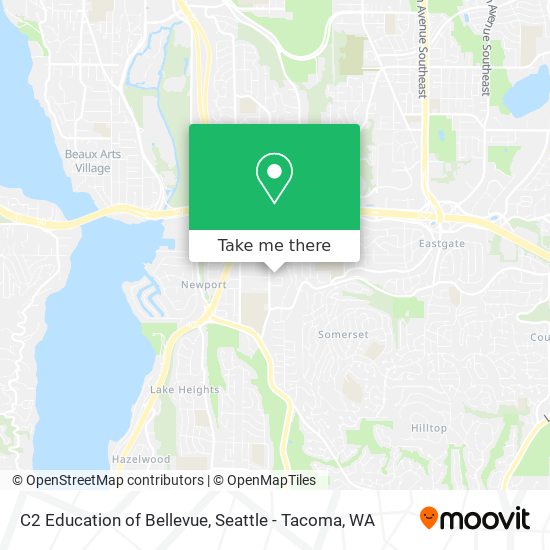 C2 Education of Bellevue map