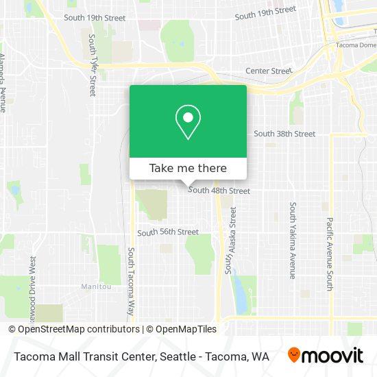 Tacoma Mall Transit Center map