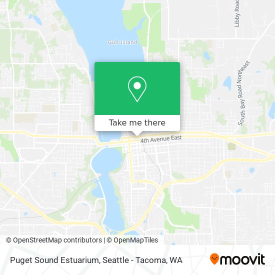 Mapa de Puget Sound Estuarium