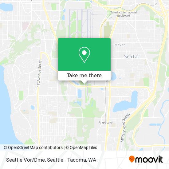 Seattle Vor/Dme map