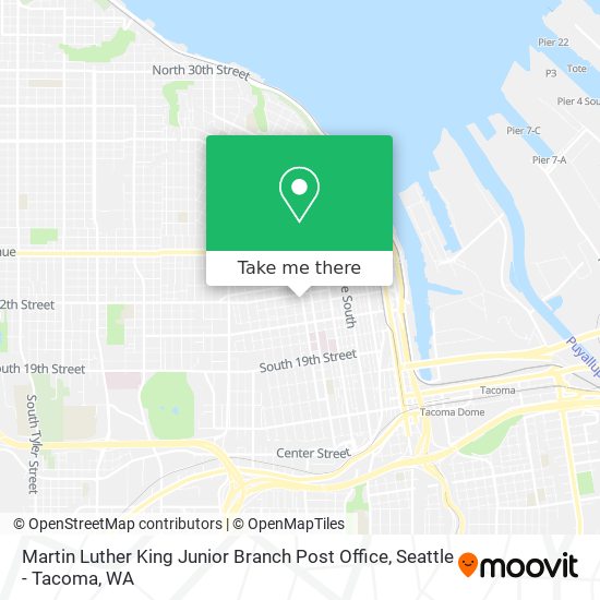 Mapa de Martin Luther King Junior Branch Post Office