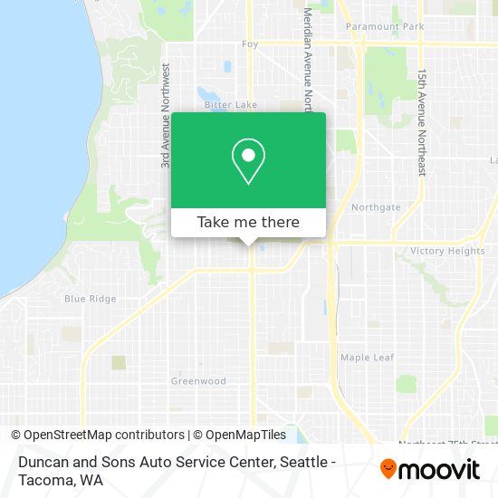 Duncan and Sons Auto Service Center map