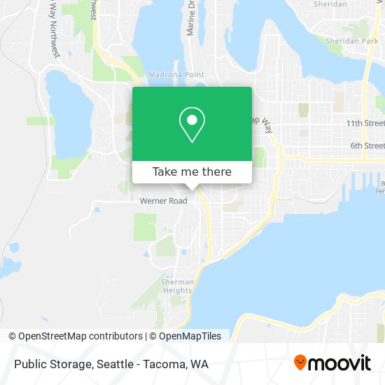 Public Storage map