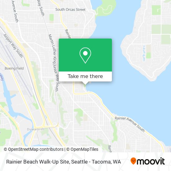 Mapa de Rainier Beach Walk-Up Site