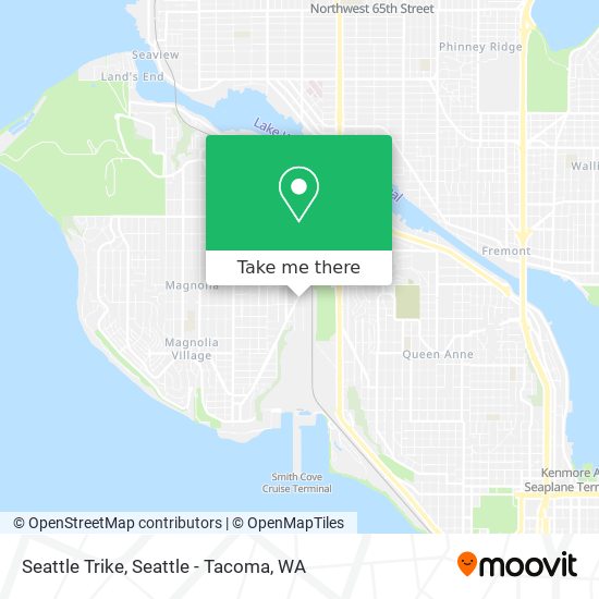 Mapa de Seattle Trike