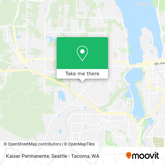 Kaiser Permanente map