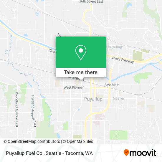 Puyallup Fuel Co. map