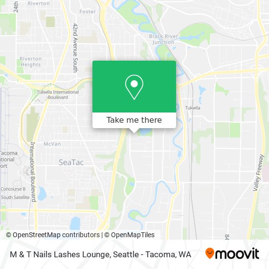 M & T Nails Lashes Lounge map