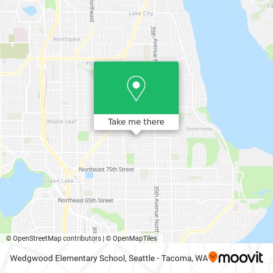 Wedgwood Elementary School map