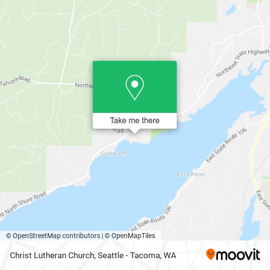 Christ Lutheran Church map