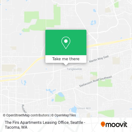 The Firs Apartments Leasing Office map
