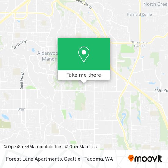 Forest Lane Apartments map