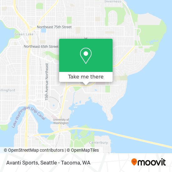 Avanti Sports map