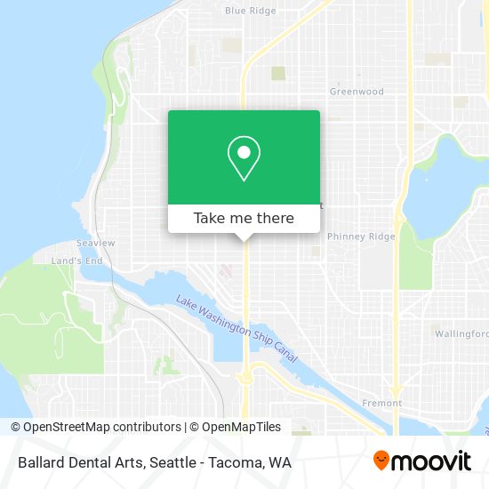 Ballard Dental Arts map