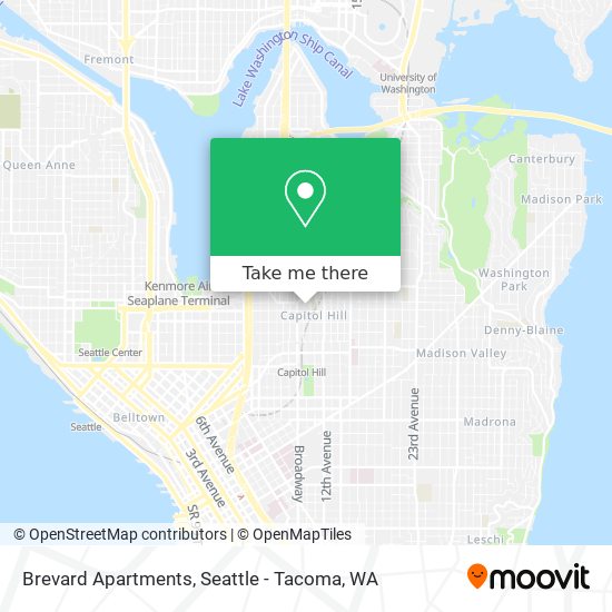 Brevard Apartments map