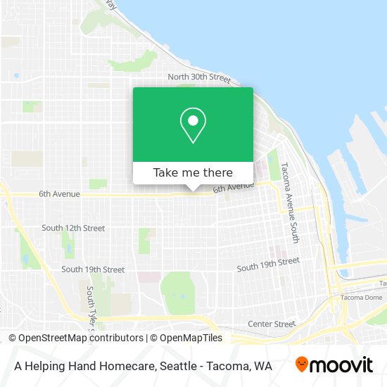 A Helping Hand Homecare map