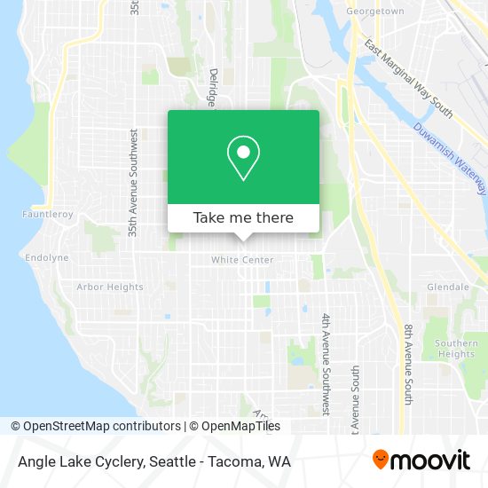 Angle Lake Cyclery map