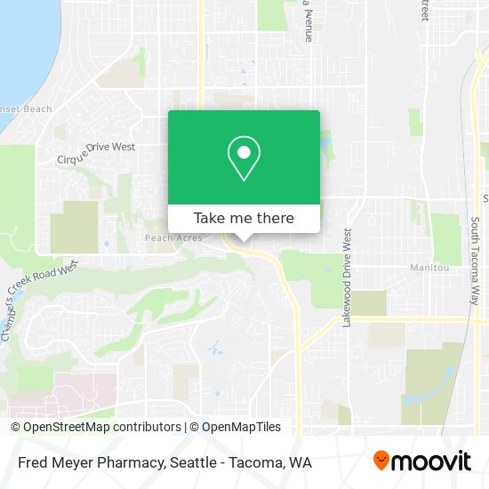 Mapa de Fred Meyer Pharmacy