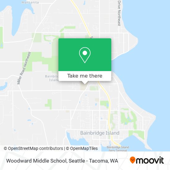 Mapa de Woodward Middle School