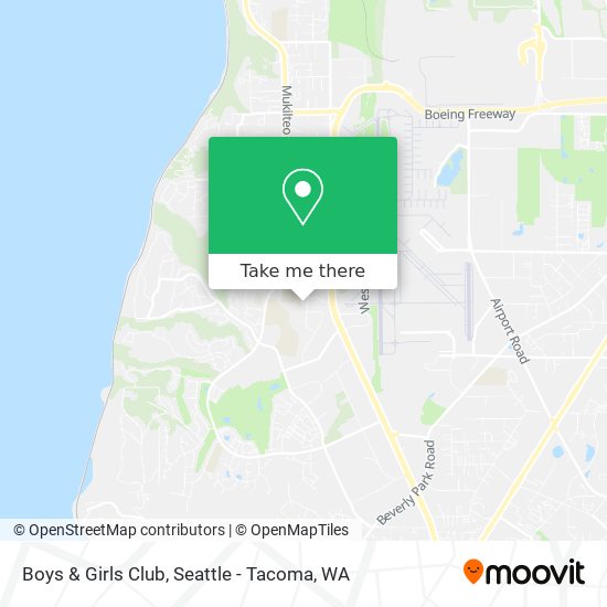 Boys & Girls Club map