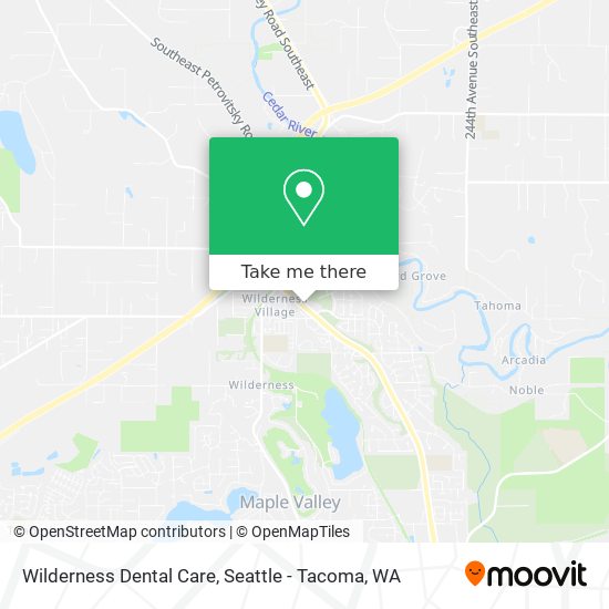 Mapa de Wilderness Dental Care