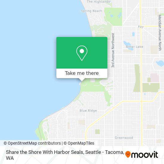 Mapa de Share the Shore With Harbor Seals