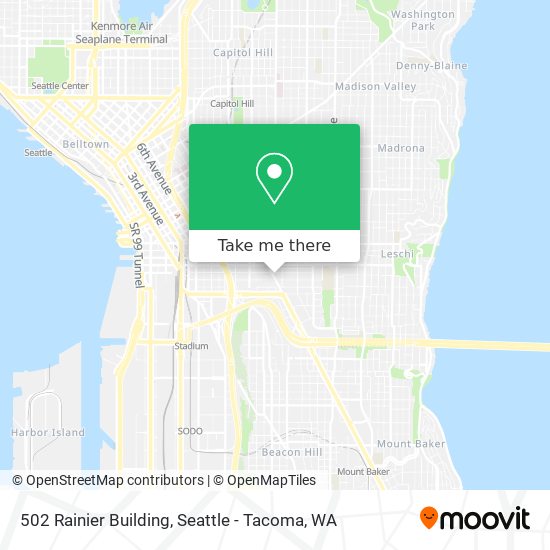 Mapa de 502 Rainier Building