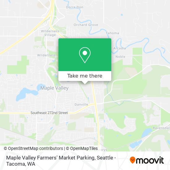 Mapa de Maple Valley Farmers' Market Parking