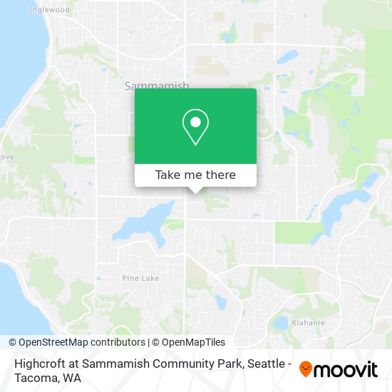 Mapa de Highcroft at Sammamish Community Park