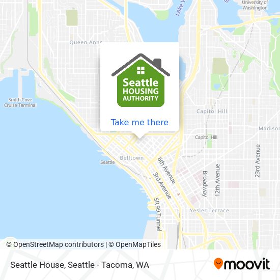 Mapa de Seattle House