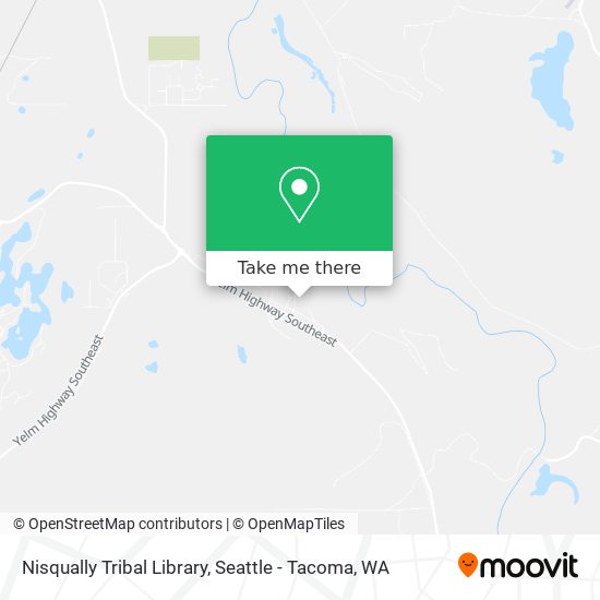 Nisqually Tribal Library map